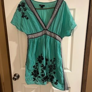 Teal Tunic by Double Zero
